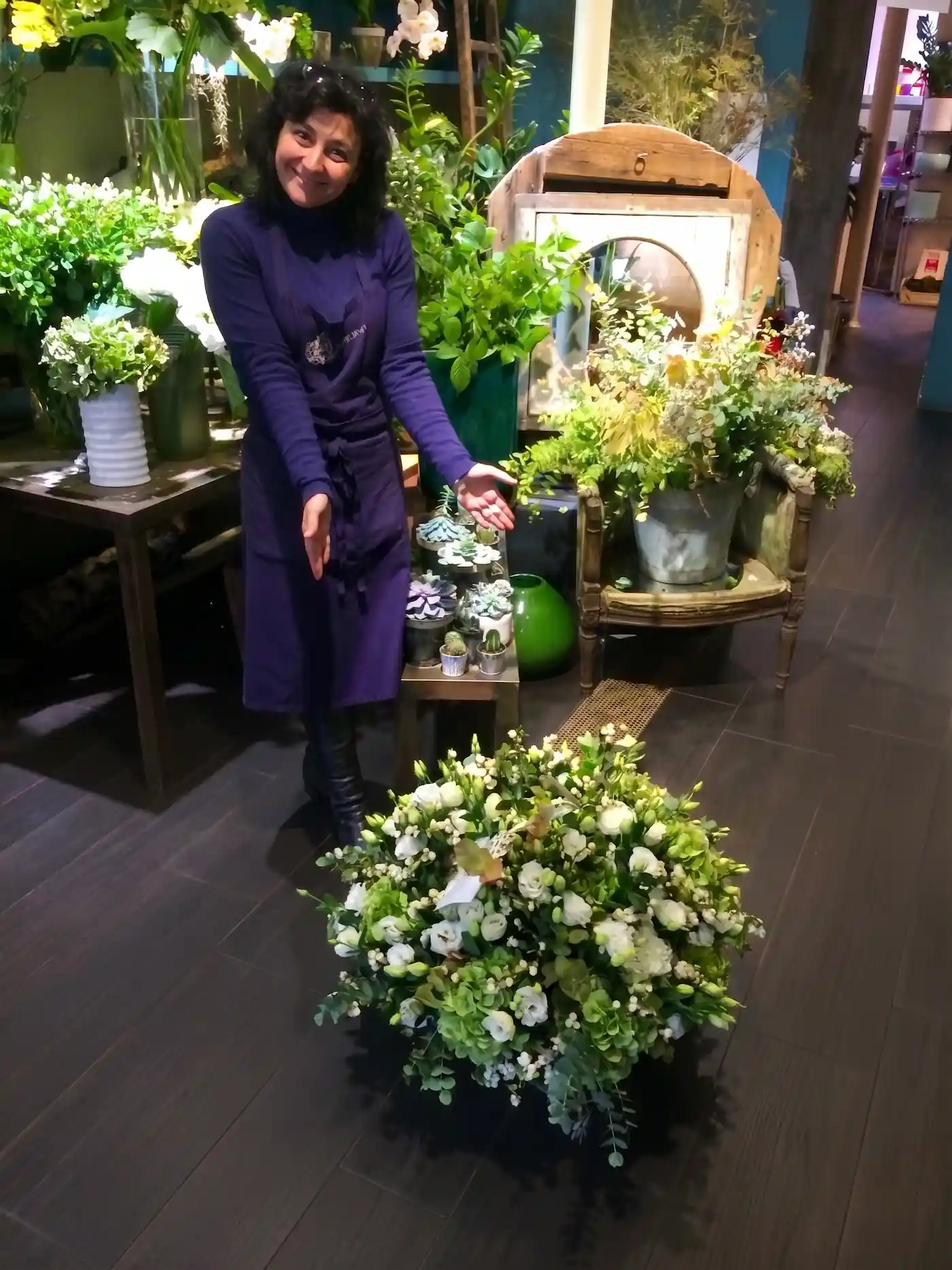Elisabeth Rodrigues, artisan fleuriste Amalisa